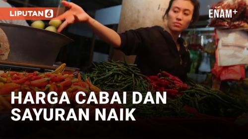 VIDEO: Harga Cabai dan Sayur di Pasar Tradisional Terus Melambung