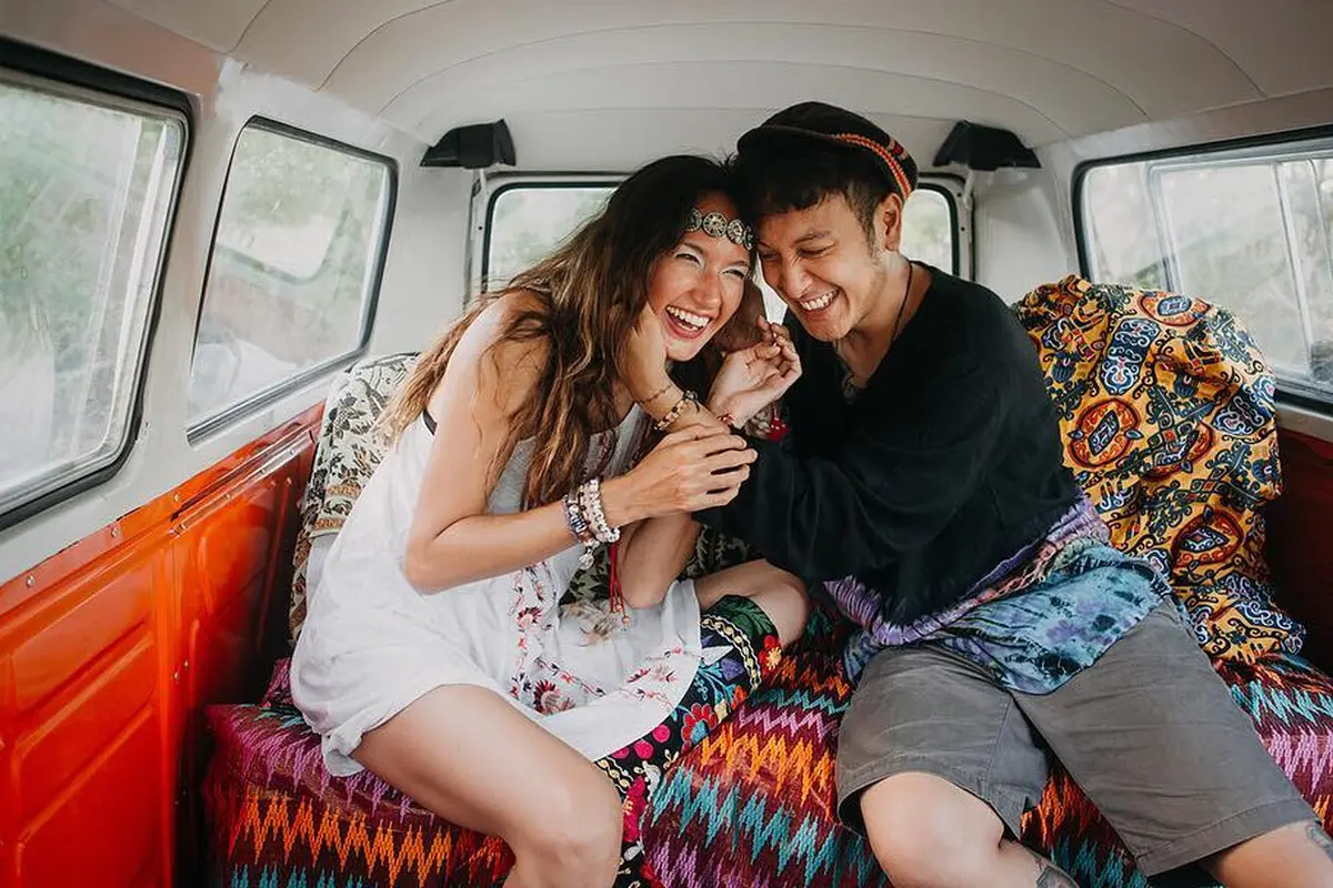 [Bintang] Nadine Chadrawinata dan Dimas Anggara