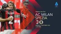 Sedang Berlangsung, Live Streaming AC Milan vs Spezia di Liga Italia
