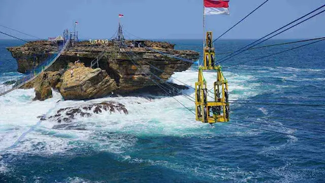 Ilustrasi Pantai Timang