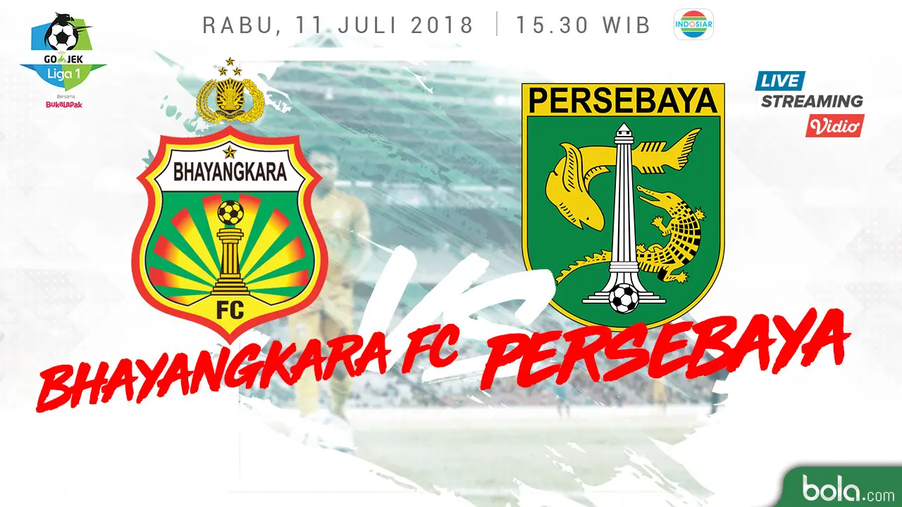Bhayangkara FC Vs Persebaya Surabaya