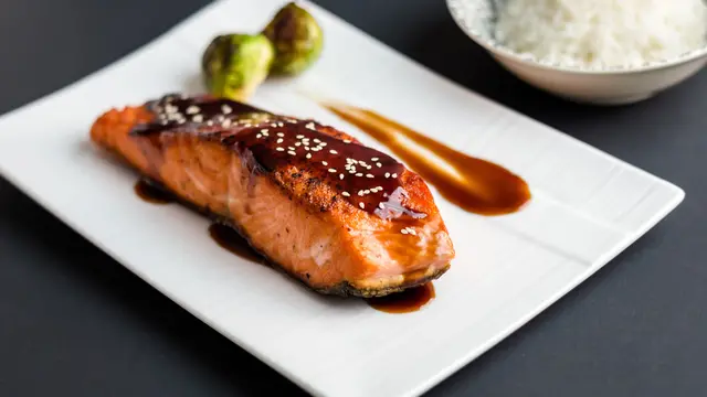 salmon teriyaki