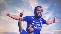 Persib Bandung - Zulham Zamrun Selebrasi (Bola.com/Adreanus Titus)