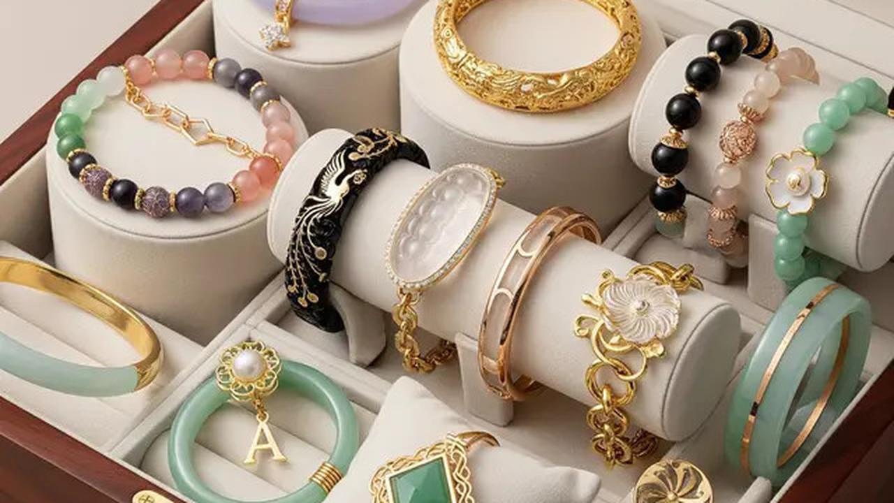 15 Model Gelang Giok Emas Terbaru 2025, Kombinasi Mewah dan Simbol Keberuntungan