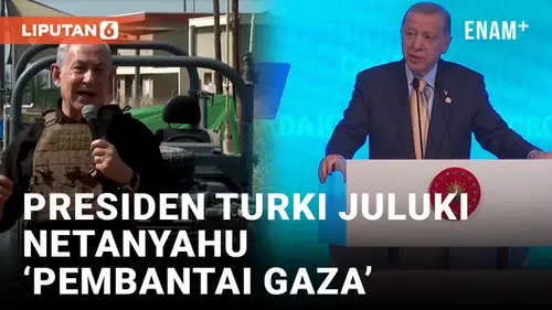 VIDEO: PM Israel Dicap 'Pembantai Gaza' oleh Presiden Turki Erdogan