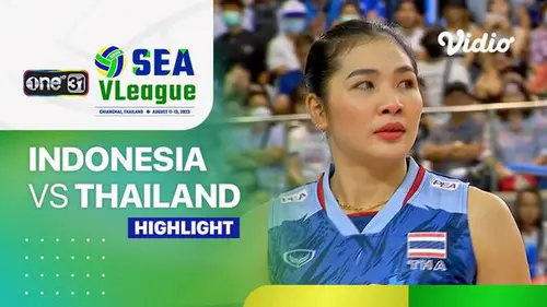 VIDEO Highlights SEA V League: Timnas Voli Putri Indonesia Kembali Takluk dari Thailand