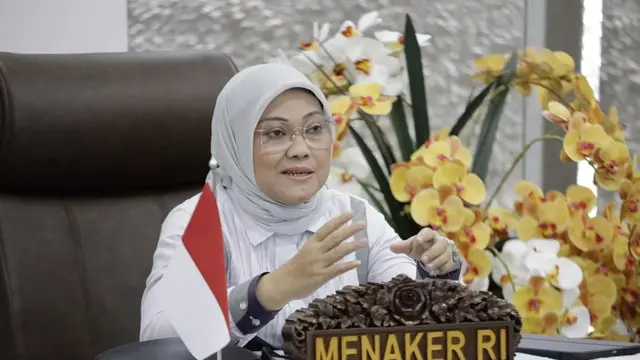 Menaker Ida Fauziyah saat menerima audiensi Lembaga Pendidikan dan Pelatihan Mooryati Soedibyo