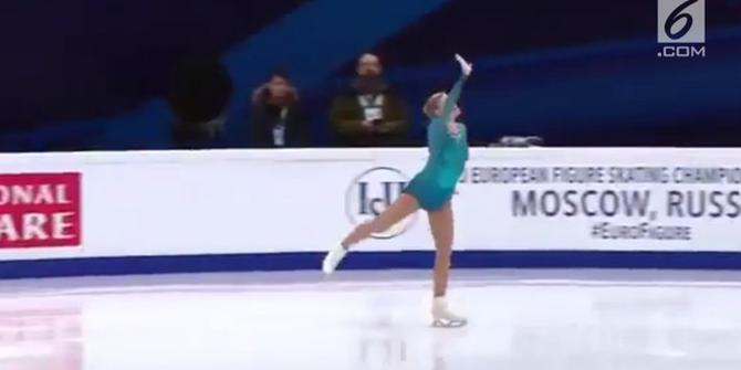 VIDEO: Lagu Tulus Mengalun di Kejuaraan Ice Skating Internasional