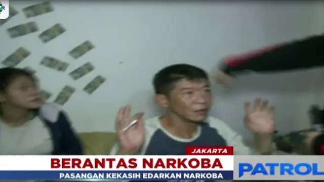 Diintai 2 Bulan, Pasangan Kekasih Pengedar Narkoba Ditangkap