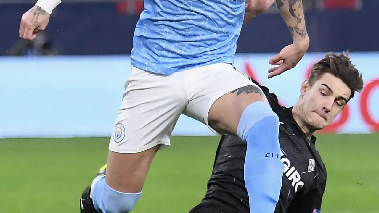 Pemain Manchester City Kyle Walker