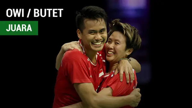 Berita video poin terakhir Tontowi Ahmad dan Lliliyana Natsir atau yang biasa dipanggil Owi / Butet untuk memastikan gelar juara di Kejuaraan Dunia Bulu Tangkis 2017, Minggu (27/8/2017).