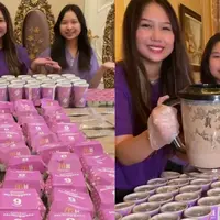 Dalam unggahan video TikToknya, Sisca Kohl memamerkan borongan BTS Mealnya untuk dijadikan es krim. (Foto: Instagram.com/Sisca Kohl).