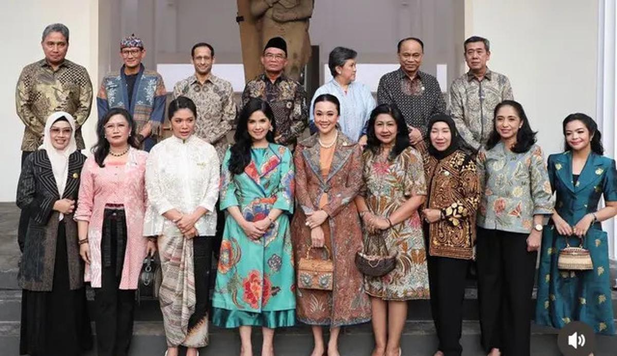 6 Gaya Formal Istri Menteri di Museum Nasional, Annisa Pohan dan Niena Kirana Tampil Elegan