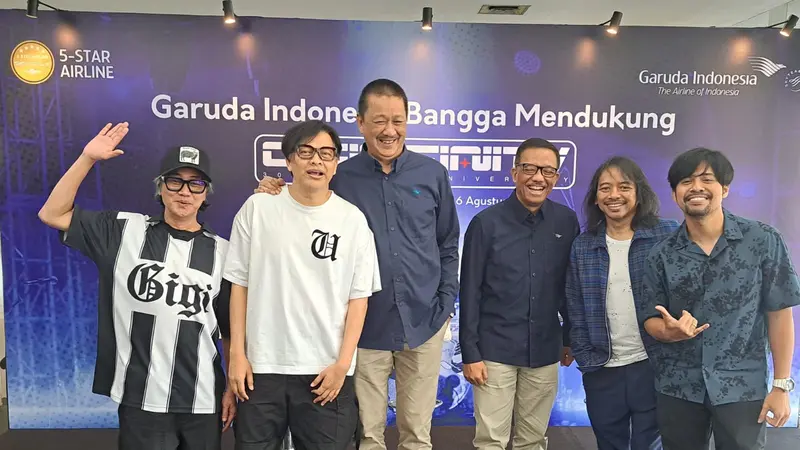 Garuda Indonesia Dukung Konser Gigi 30 Tahun Bertajuk ‘Giginvinity’