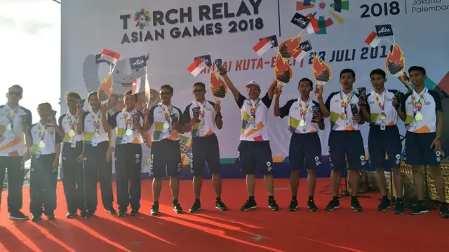 Torch Relay Asian Games 2018 di Bali