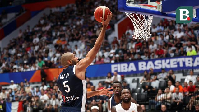 Foto: Sempat Mendapat Perlawanan Sengit, Prancis Akhirnya Mampu Tumbangkan Pantai Gading di Piala Dunia FIBA 2023