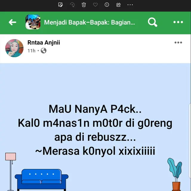 6 Tulisan Jokes Bapak-Bapak di Medsos Pakai Huruf Besar dan Kecil Ini Kocak