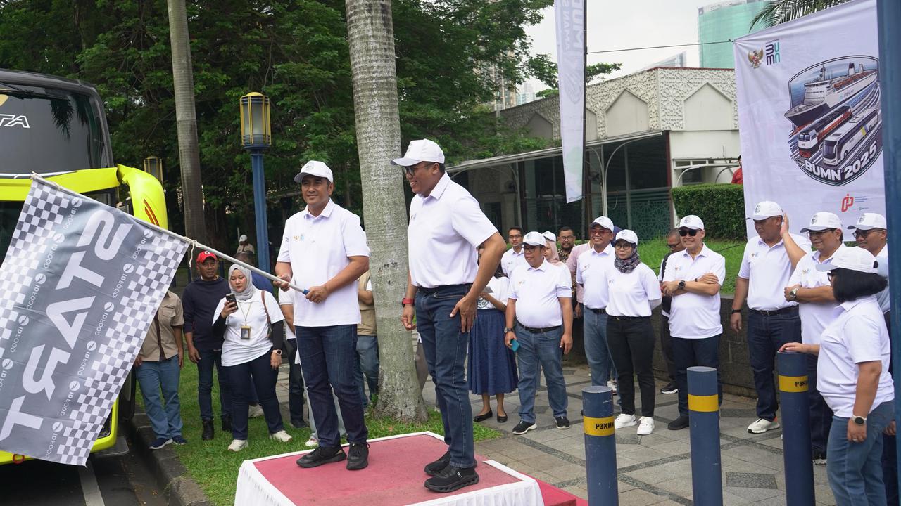 Dukung Mudik Gratis BUMN, BGR Logistik Sediakan 5 Bus Tujuan Hingga Surabaya