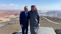Menteri Perdagangan RI, Zulkifli Hasan bertemu dengan Menteri Perdagangan Kerajaan Arab Saudi, Majid Bin Abdullah Al-Qasibi dalam kunjungan bilateralnya. (Foto: Istimewa).