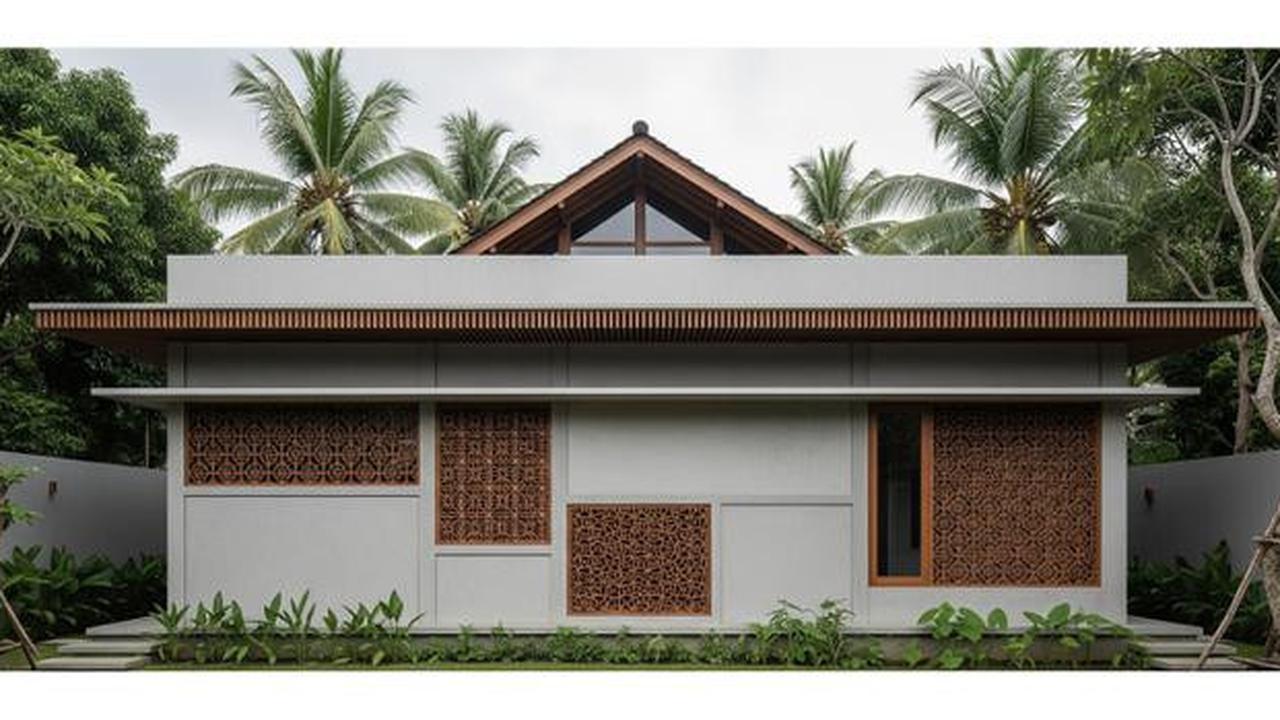 8 Model Joglo Depan Rumah Minimalis 2025, Ornamen Khas Jawa yang Kental tapi Modern