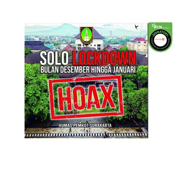 Cek Fakta Hoaks Kota Solo Bakal Terapkan Lockdown Cek Fakta Liputan6 Com