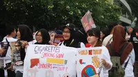 Selamatkan Anak dari Bahaya Rokok, Organisasi Masyarakat Indonesia Serukan Gerakan Save Our Surroundings. Foto: PKJS UI.