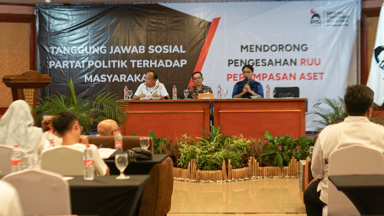 PSI Banten Selenggarakan Diskusi Dukung Pengesahan RUU Perampasan Aset