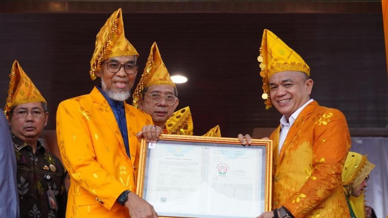 Tahukah Anda? Di HUT ke-47, Palu Raih 5 Sertifikat KI dari Kemenkumham, Dorong Ekonomi Kreatif Lokal