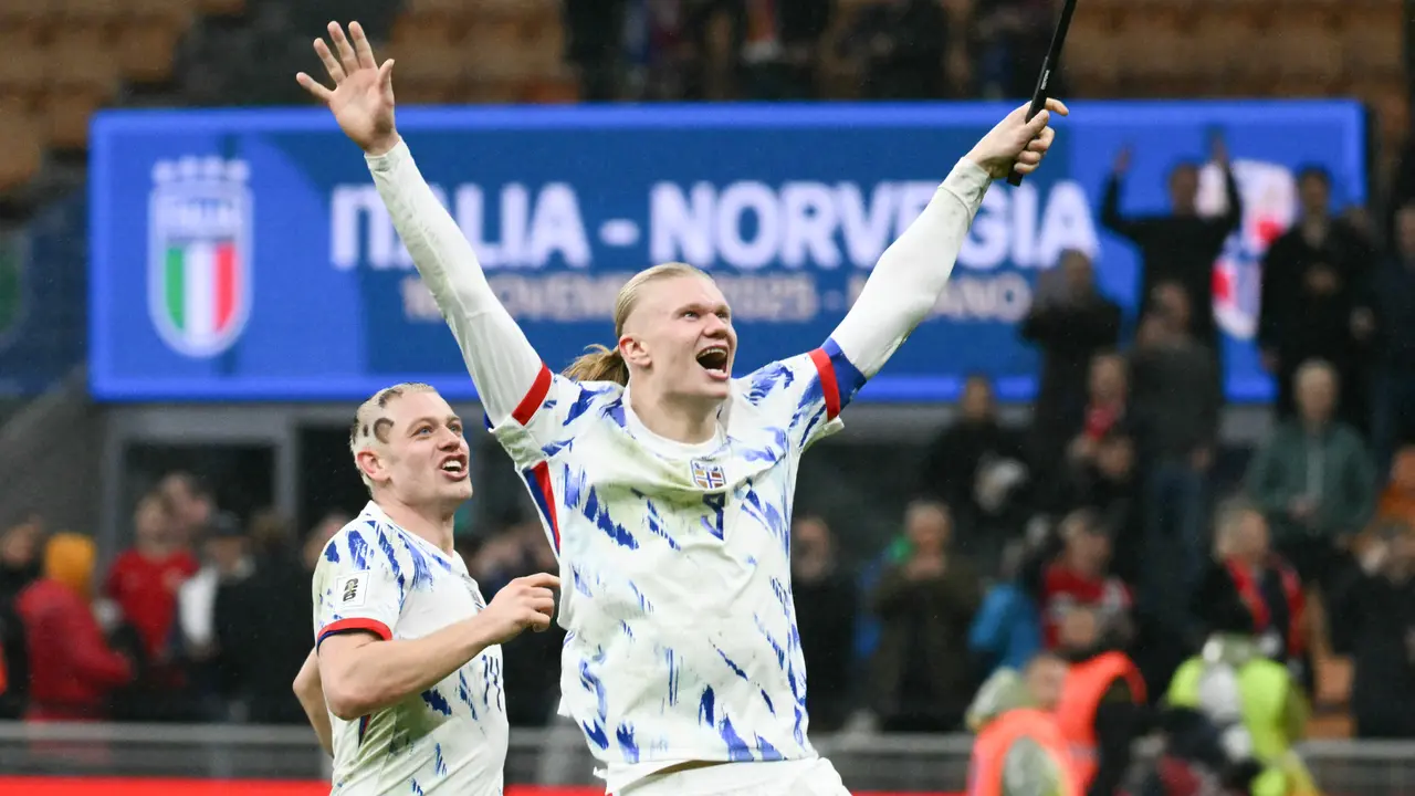 Foto: Norwegia Pecundangi Italia di San Siro, Erling Haaland Dkk Akhirnya Lolos ke Piala Dunia 2026