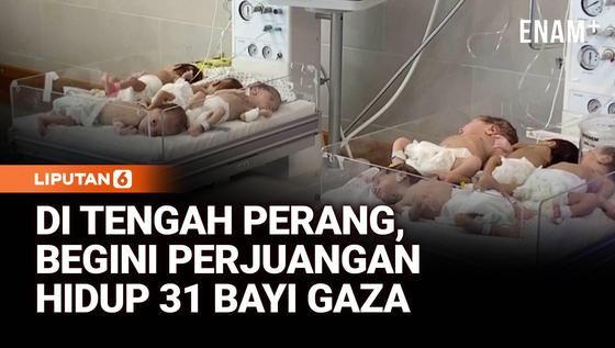 Penuh Haru dan Cemas, Begini Perjuangan 31 Bayi Gaza Untuk Hidup