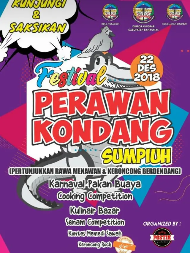 Festival Perawan Kondang, dengan puncak acara prosesi pakan buaya. (Foto: Liputan6.com/Istimewa/Muhamad Ridlo)