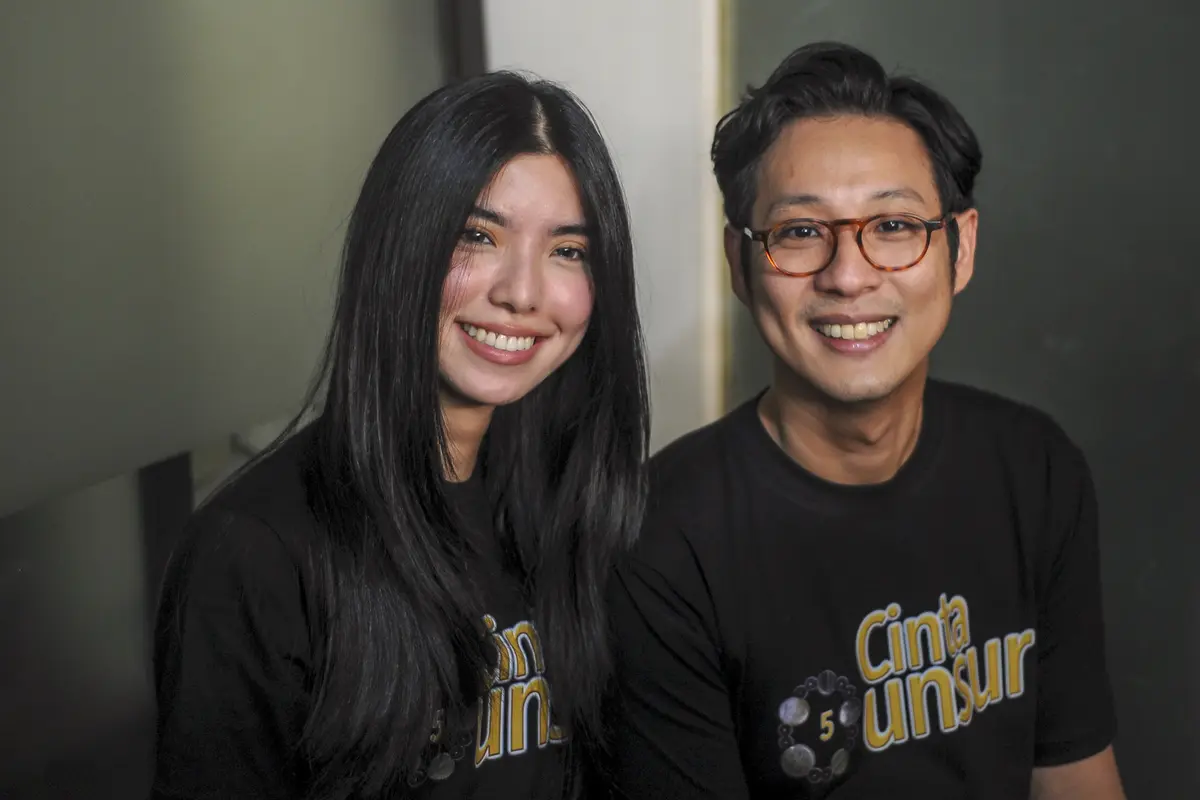 Junior Liem dan Chilla Kiana di film Cinta 5 Unsur