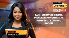 Kabar tentang Menteri Amerika Serikat menyebut Kementerian Komunikasi dan Informatika (Kemenkominfo) bodoh usai Pusat Data Nasional Sementara (PDNS) 2 diserang hacker beredar di media sosial. Konten tersebut disebarkan akun TikTok @perwiraganteng45. ...