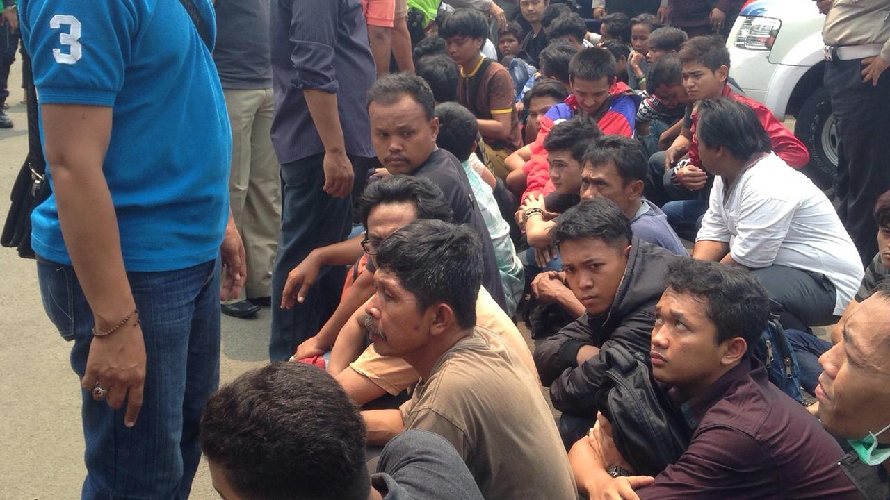 Demo Setya Novanto dan Fadli Zon di Bandara, 40 Orang Diamankan