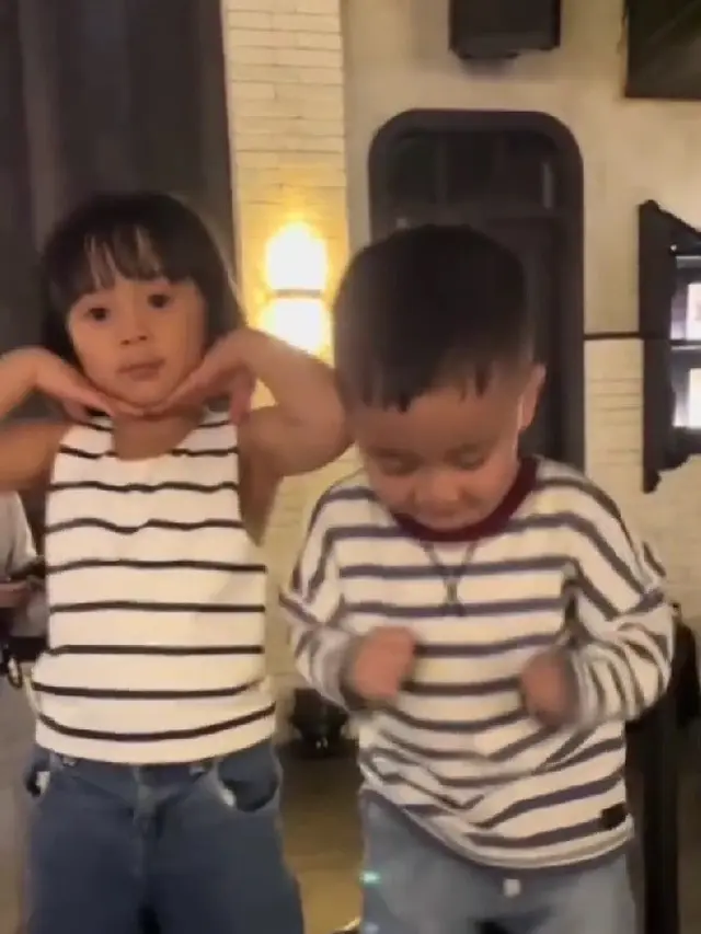 Gemesin! Momen Rayyanza dan Nuna Anak Caca Tengker Joget Velocity Ini Curi Perhatian