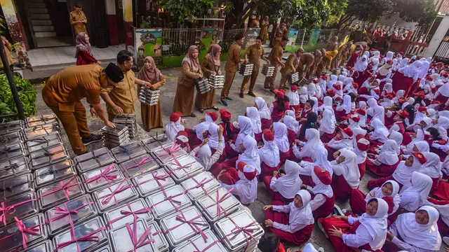Siswa Kembali Menikmati Makan Bergizi Gratis