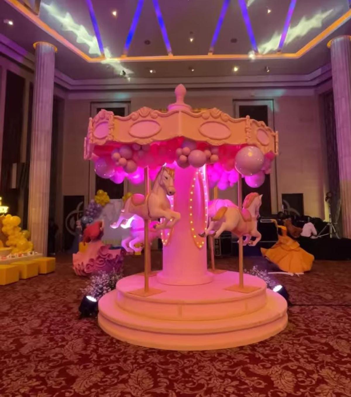 Tasya Farasya Berubah Jadi Princess Belle di Ulang Tahun Anak yang Bertema Disney
