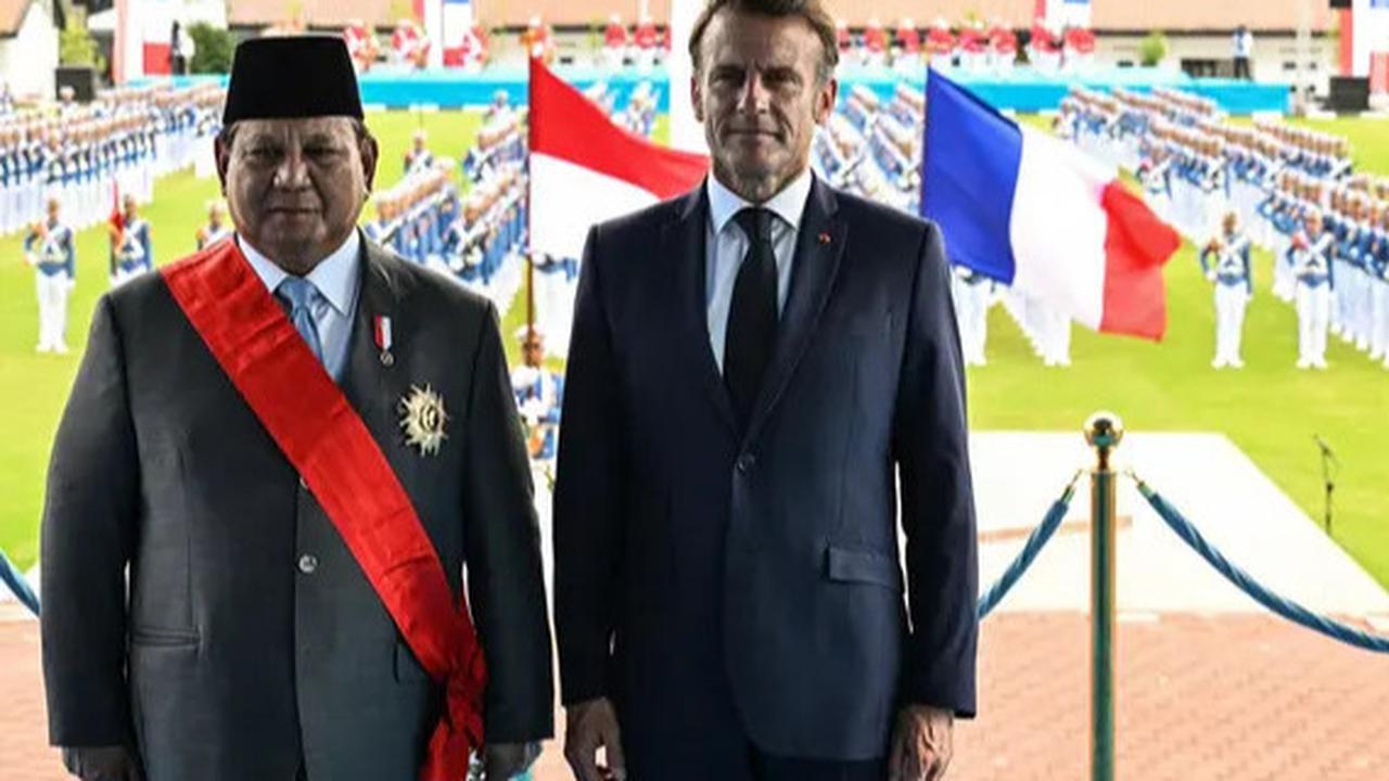 VIDEO: Momen Akrab Prabowo Kenalkan Menhan Sjafrie, Panglima TNI dan Kapolri ke Macron