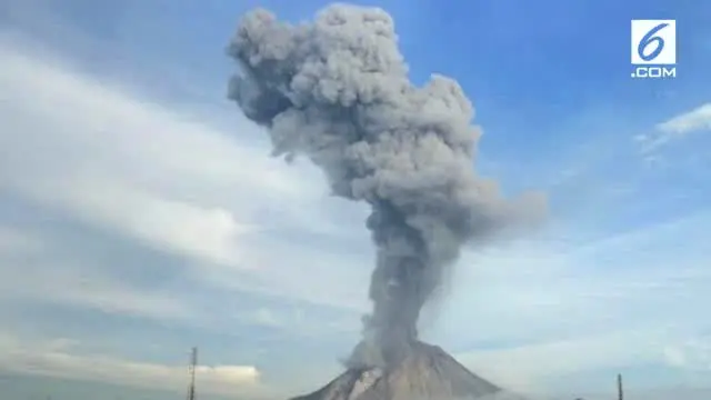 Gunung Sinabung di Kabupaten Karo, Sumatera Utara, kembali erupsi. Pada Kamis (20/7/2017) sekitar pukul 07.20 WIB