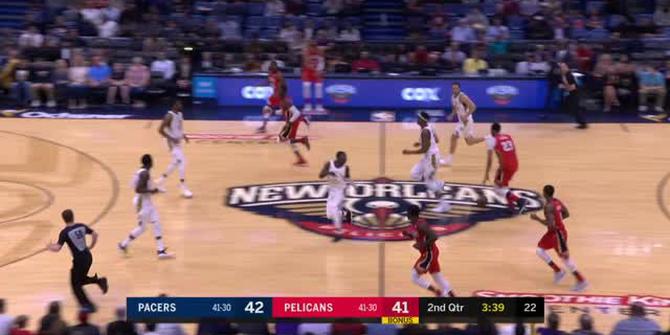 VIDEO : Cuplikan Pertandingan NBA, Pelicans 96 vs Pacers 92.