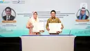 Bank Syariah Indonesia akan bekerja sama dengan Lembaga Pembiayaan Ekspor Indonesia (LPEI) untuk pengembangan ekosistem halal di Indonesia melalui pembiayaan berbasis syariah, pendanaan, maupun transaksi digital. BSI siap mendukung bisnis syariah LPEI. (Liputan6.com/HO/BSI)
