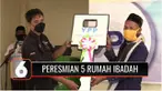 Lima tempat ibadah dan tiga sekolah di NTB, dibangun melalui bantuan pemirsa yang disalurkan melalui Yayasan Pundi Amal Peduli Kasih (YPP) SCTV-Indosiar.