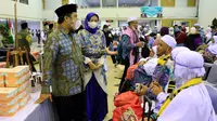 Wali Kota Tangerang Arief R Wismansyah sambangi Asrama Haji Pondok Gede untuk menyambut kedatangan rombongan Jemaah Haji Kloter 02 asal Kota Tangerang. (Foto: Istimewa).