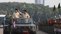 Pada HUT TNI kali ini, Presiden Prabowo berterima kasih kepada para prajurit yang telah aktif membantu pembangunan ekonomi demi kepentingan rakyat Indonesia. (merdeka.com/Arie Basuki)