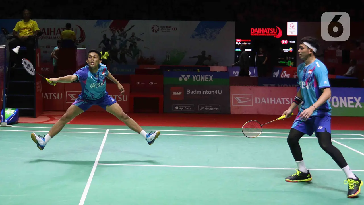 Indonesia Masters 2023: Comeback Gemilang, Fajar / Rian Melaju ke Perempat Final