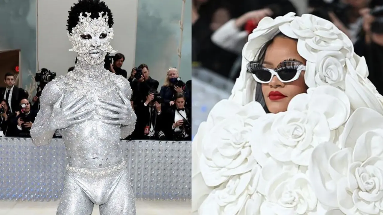 6 Seleb Tampil Nyentrik di Met Gala 2023, Lil Nas X Jadi Manusia Silver