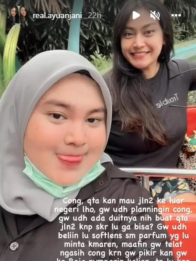 Adik Ayu Anjani jadi korban tewas tenggelam di perairan Taman Nasional Komodo (Instagram Stories)