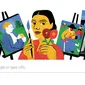 Paula Modersohn-Becker jadi Google Doodle hari ini, Kamis (8/2/2018)