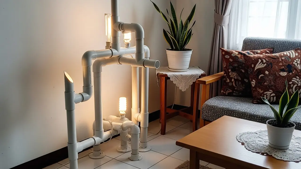 Cara Buat Dekorasi Lampu Unik dari Pipa PVC, Panduan Kreatif dan Hemat