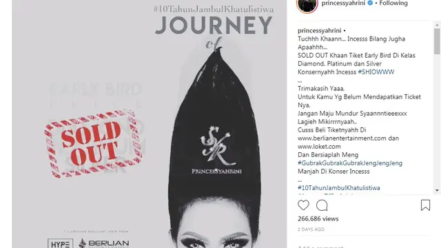 Syahrini (Foto: Instagram)
